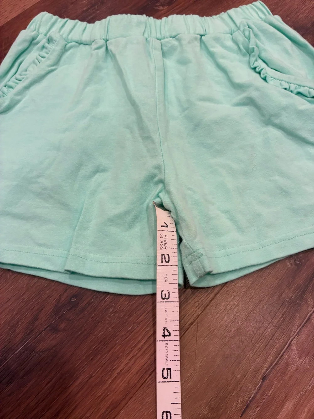 Trotter Street Kids Mint Green Shorts Bottoms Summer Ruffle Cotton 8 Girl